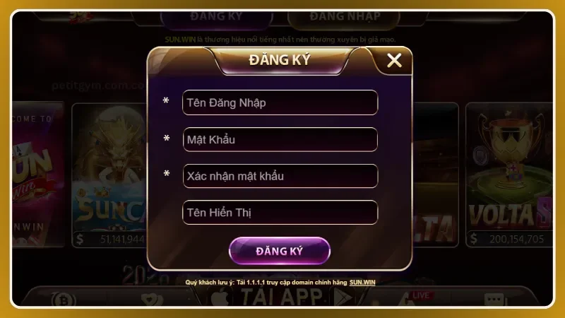 Đăng Ký SUNWIN: Cách Đăng Ký Tài Khoản Trực Tiếp Trên Mobile 2 Quy trình tạo tài khoản kết hợp xác thực giúp tăng cường sự an toàn lên cao