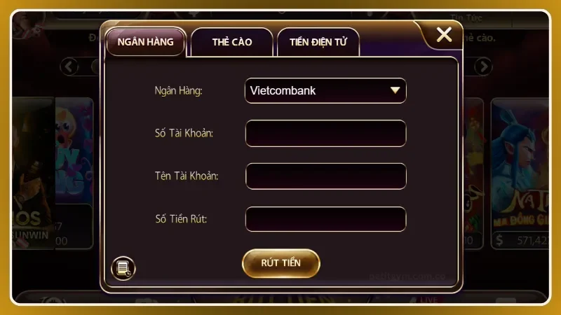 Cách Rút Tiền Thắng Cược SUNWIN Qua Các Phương Thức Tiện Lợi 2 Nhiều lựa chọn giao dịch linh hoạt giúp quá trình nhận thanh toán diễn ra nhanh chóng