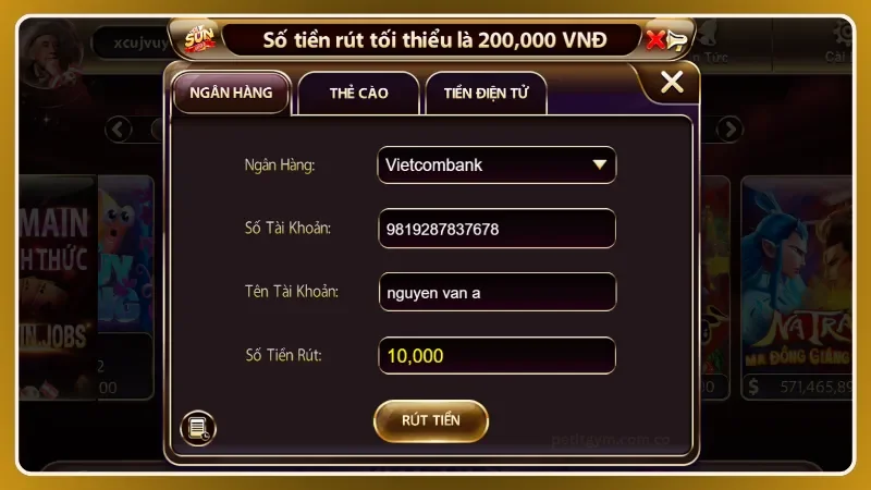 Cách Rút Tiền Thắng Cược SUNWIN Qua Các Phương Thức Tiện Lợi 5 Đáp ứng đúng quy định giúp giao dịch được xử lý thuận lợi và tránh phát sinh lỗi